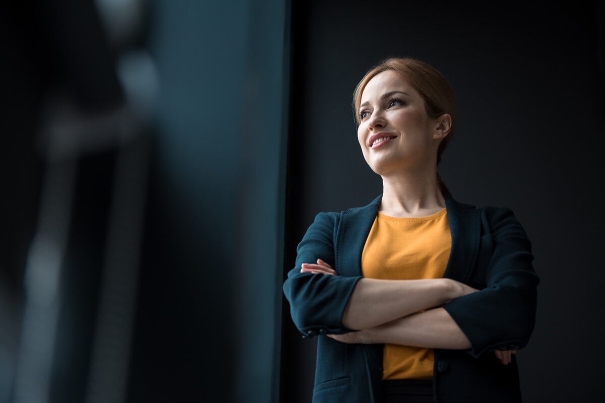 Mujer representando a los líderes sensibles