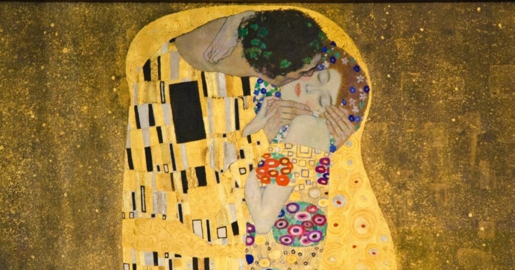 Gustav Klimt'in Öpücük Tablosu