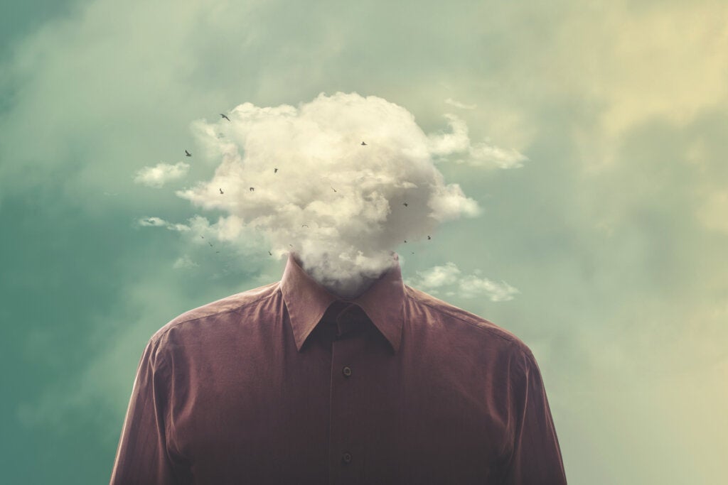 Kafasında bir bulut olan adam